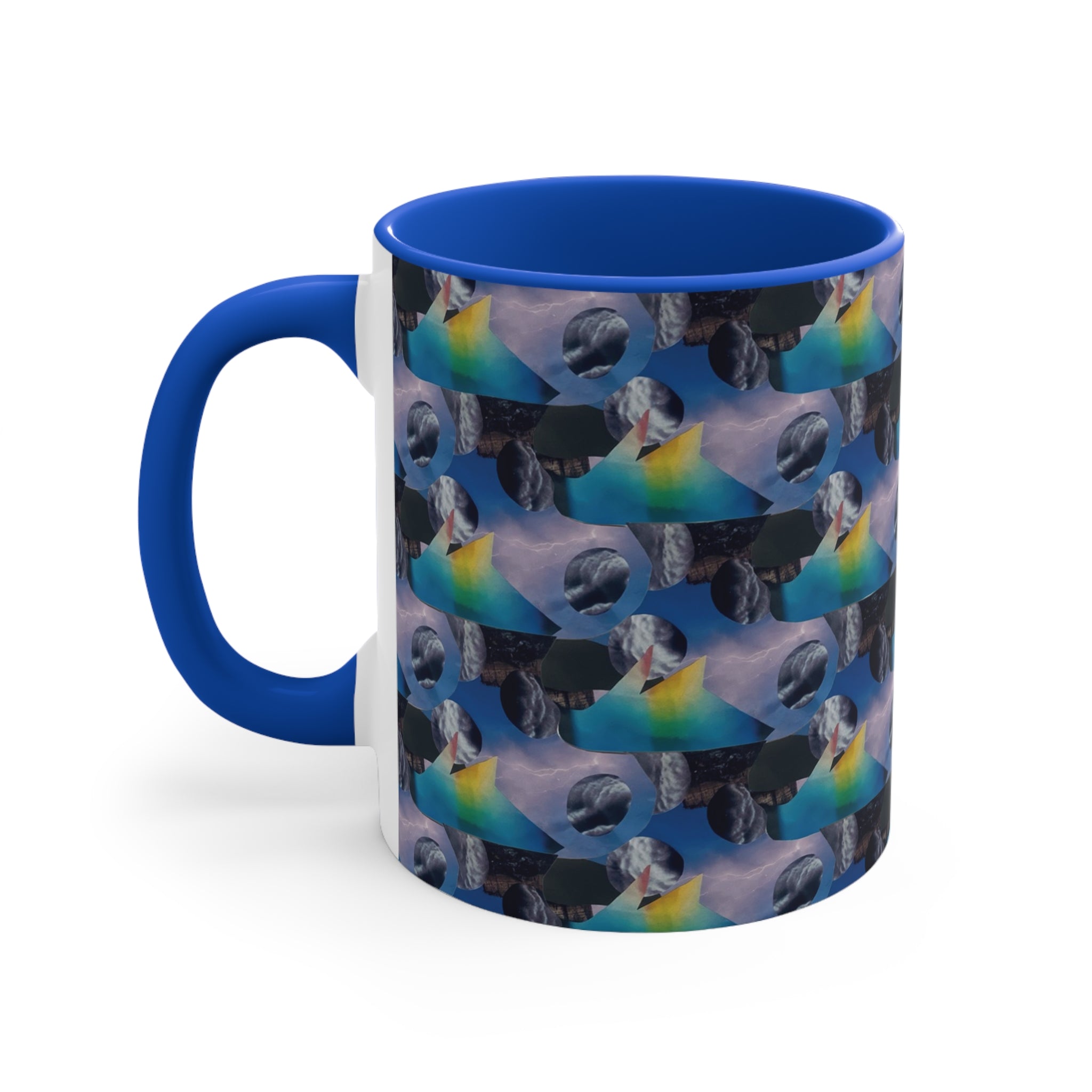 SKY VESSEL Mug • Blue Accent • 11oz