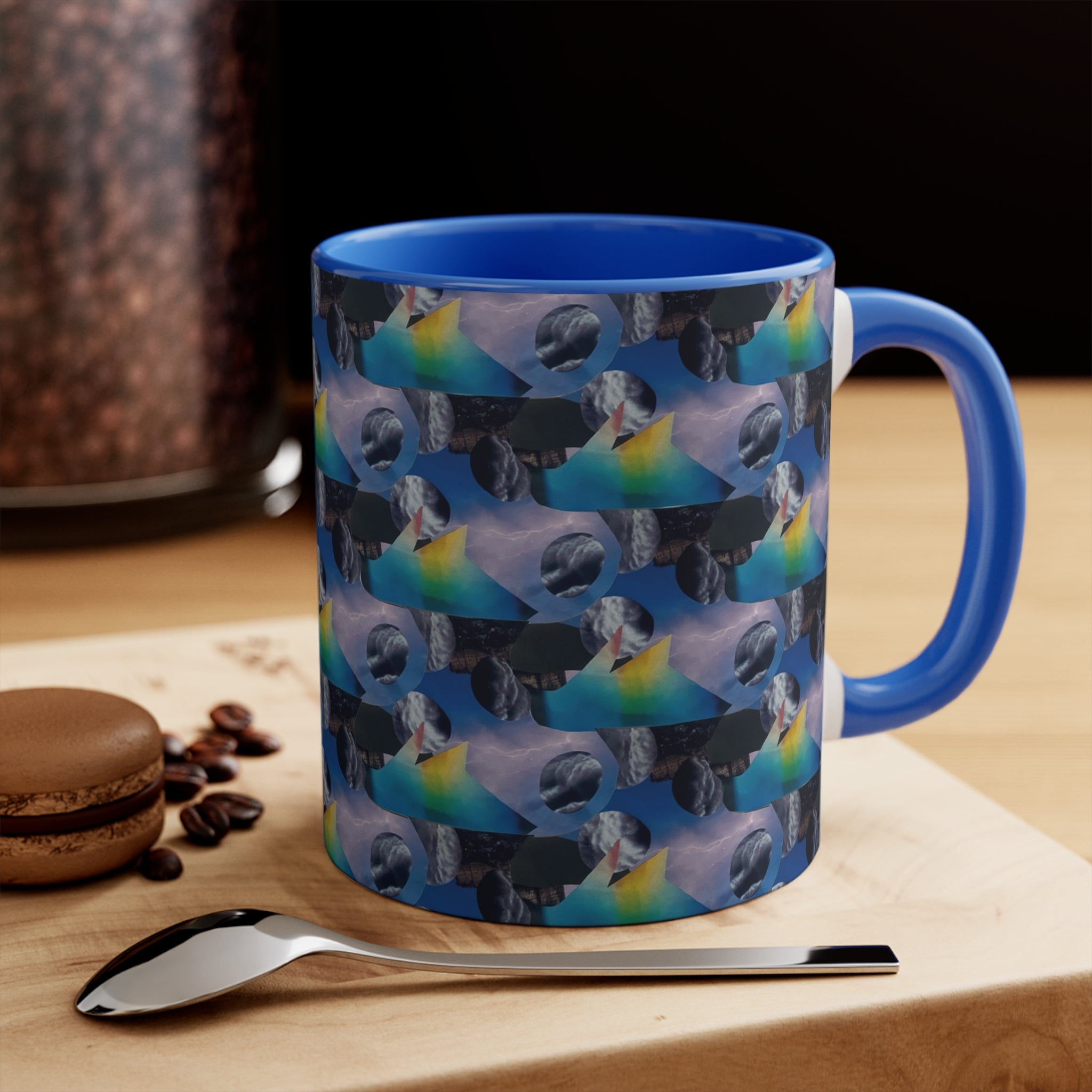 SKY VESSEL Mug • Blue Accent • 11oz