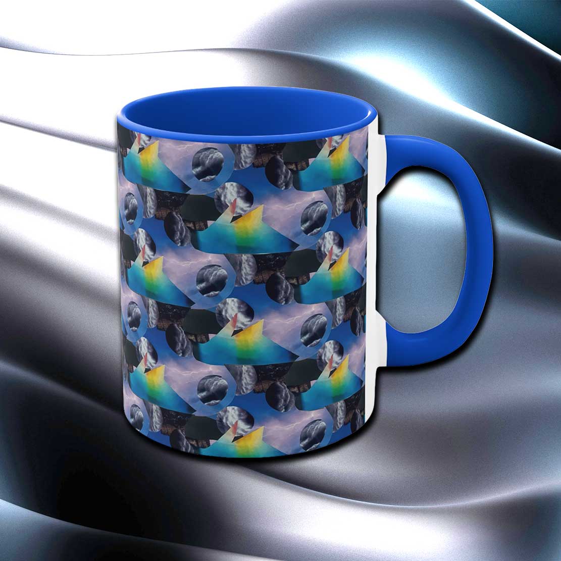 SKY VESSEL Mug • Blue Accent • 11oz