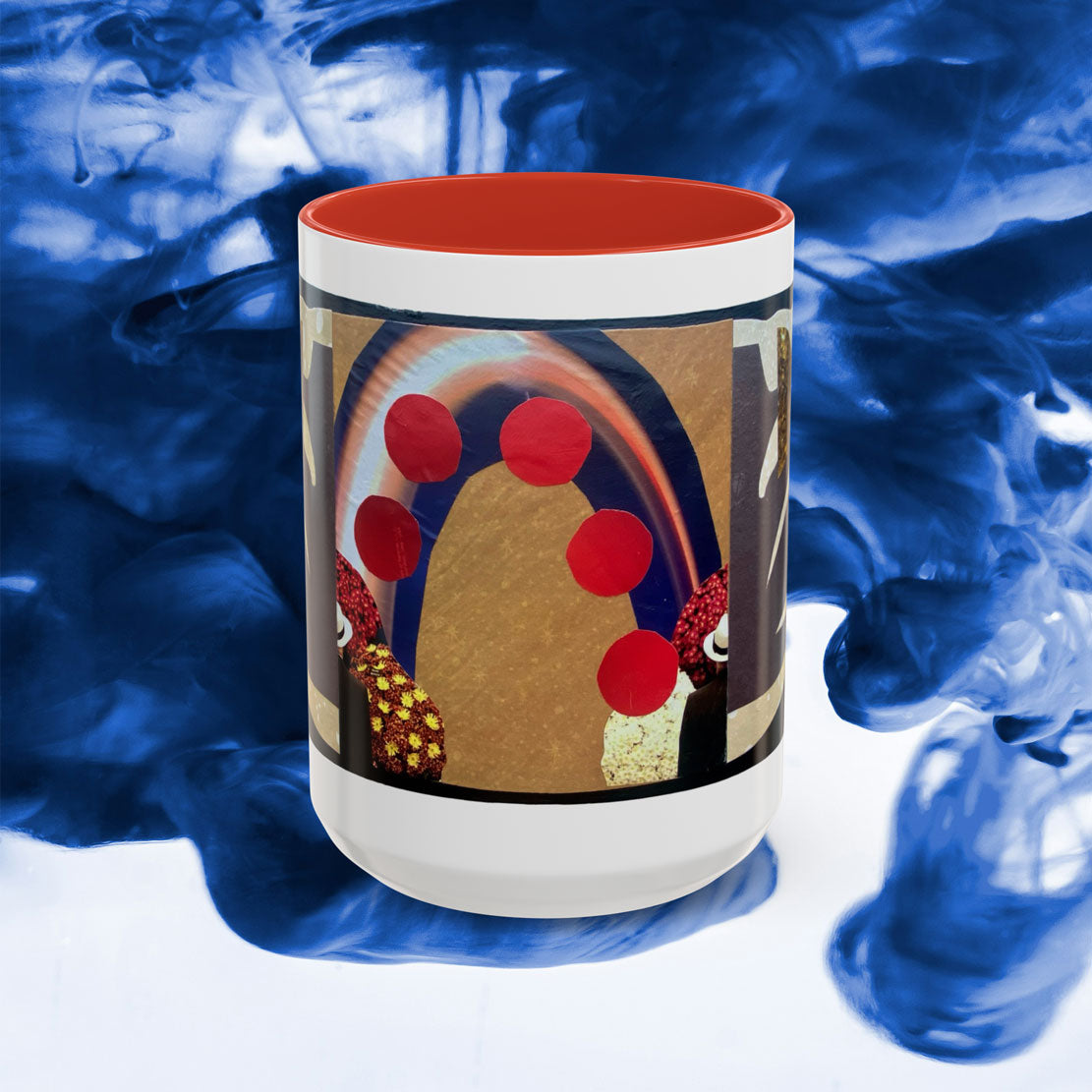 TIME TRAVEL MUG • RED ACCENT • 15oz