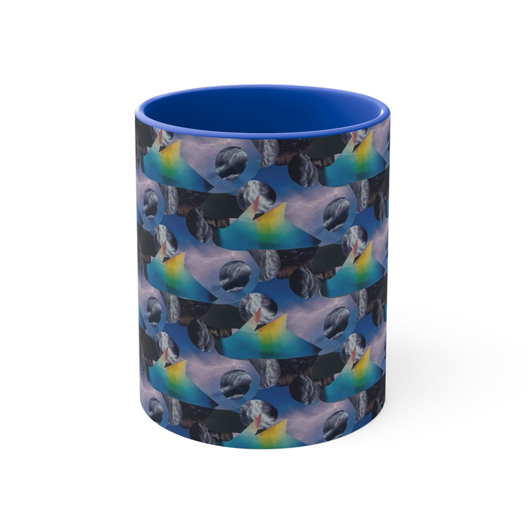 SKY VESSEL Mug • Blue Accent • 11oz