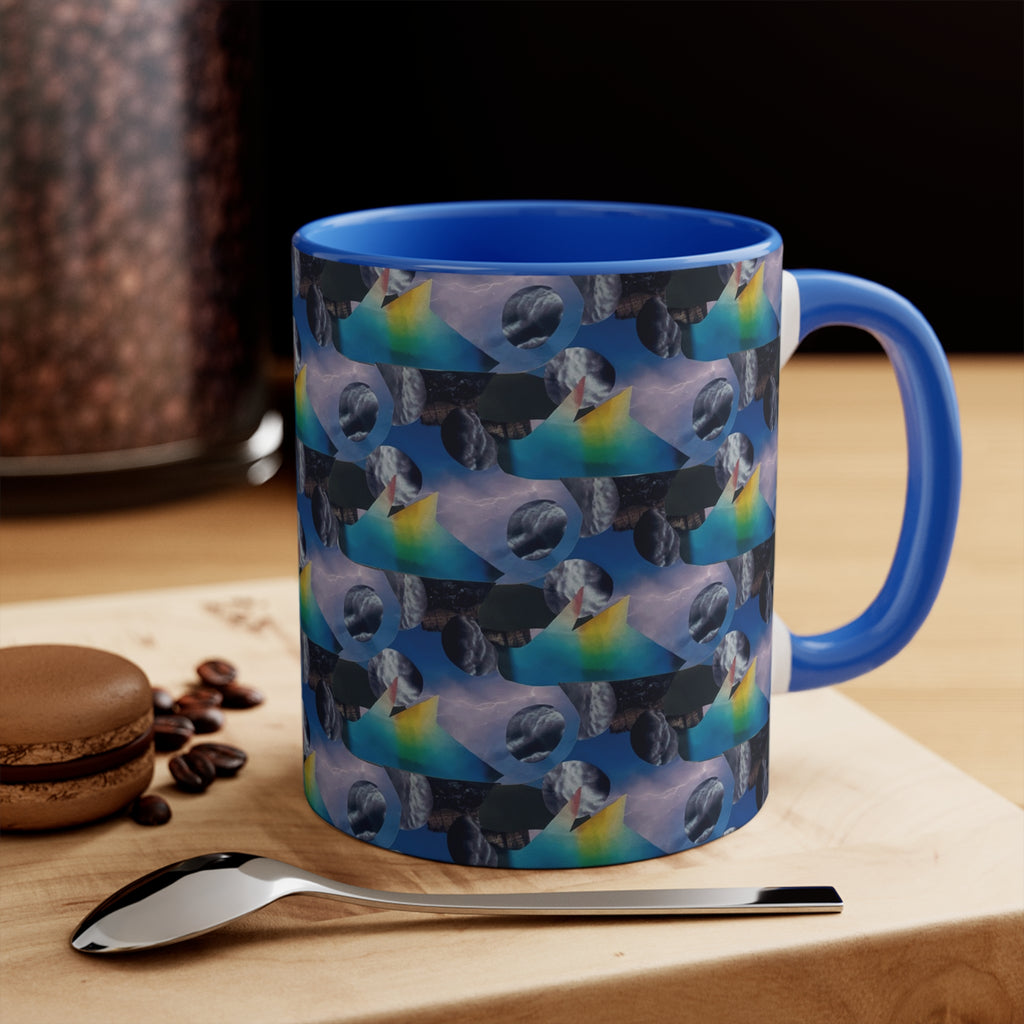 SKY VESSEL Mug • Blue Accent • 11oz