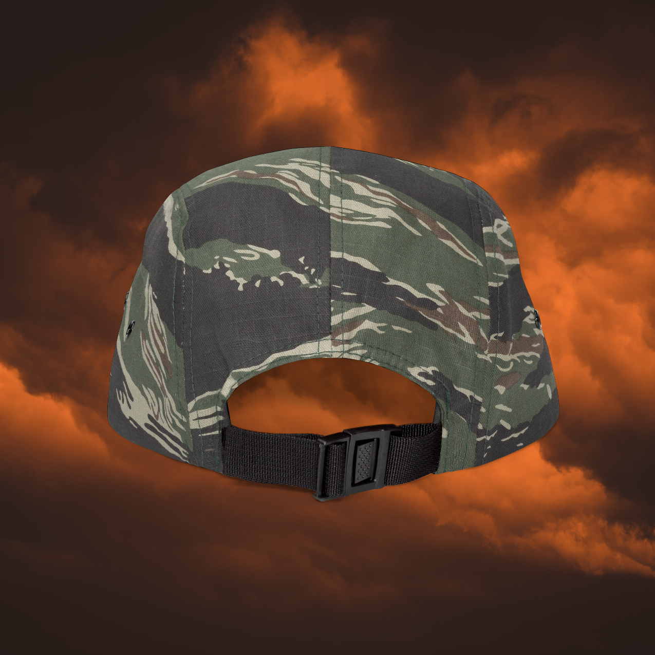 CLOUD COLLECTOR • Embroidered 5 Panel Cap • Camo
