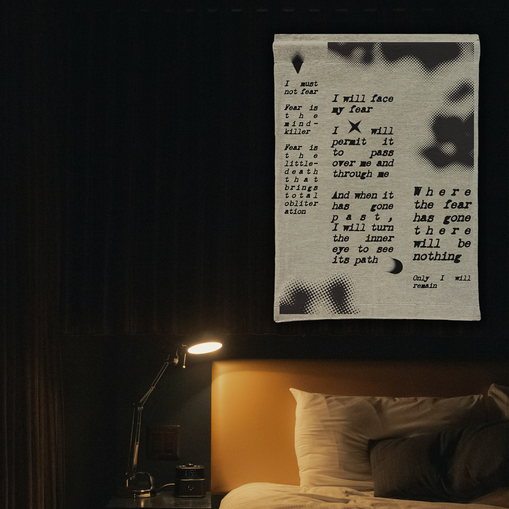 LITANY AGAINST FEAR • Woven Wall Tapestry